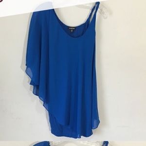 Bebe royal blue dress